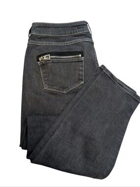 Barbara Bui Gray Women's Jeans Size 30 Ankle Low Rise Zipper Pockets